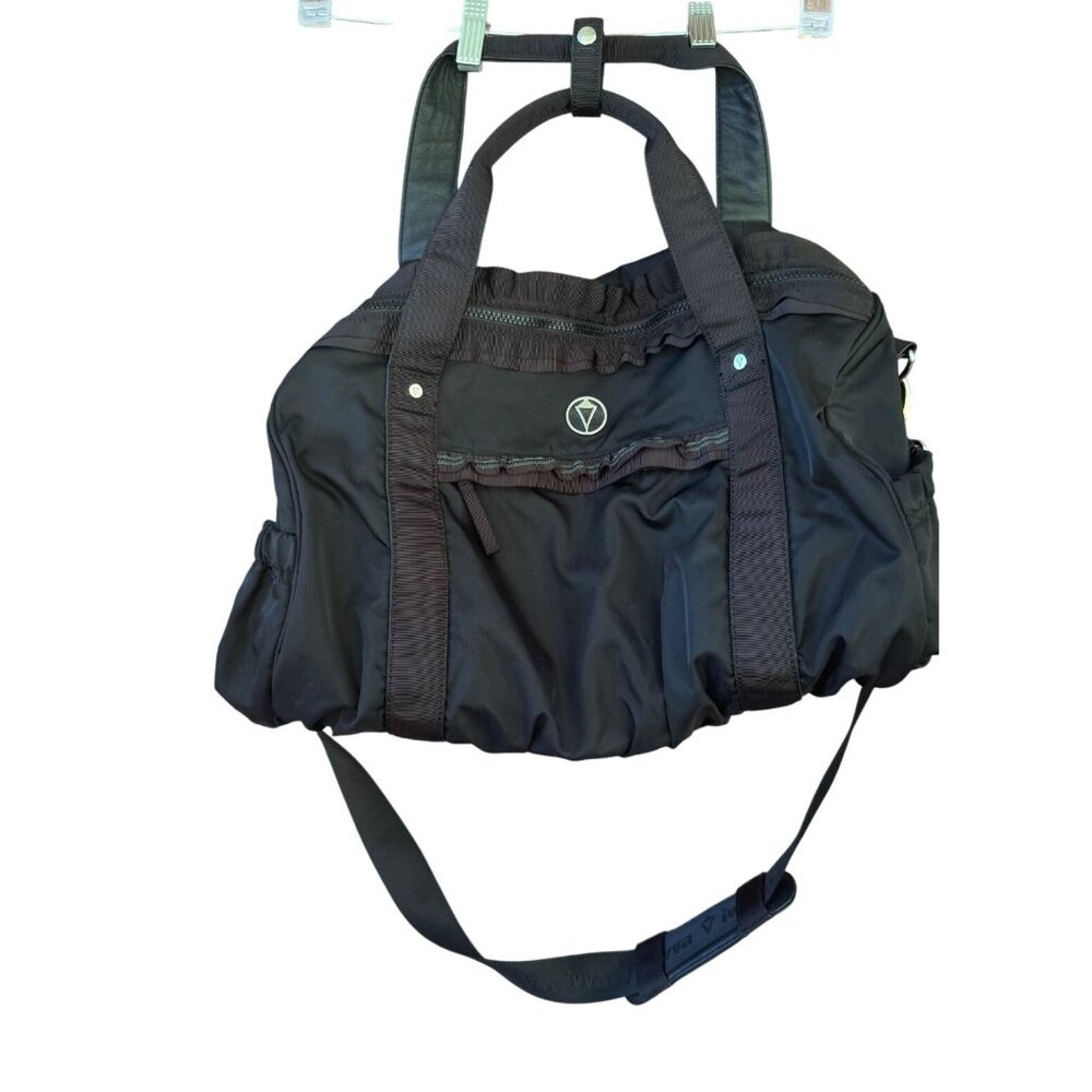 Ivivva  Nylon Duffel Bag With Adjustable Shoulder Strap & Multiple Pockets